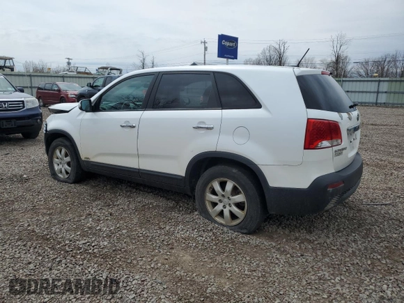 2011 Kia Sorento LX with VIN 5XYKTCA1XBG055187, listed as a Copart auction lot 53516875 with 153,356 mi miles and Salvage Title. Bid and sale history available at carsss.com. Image 2.