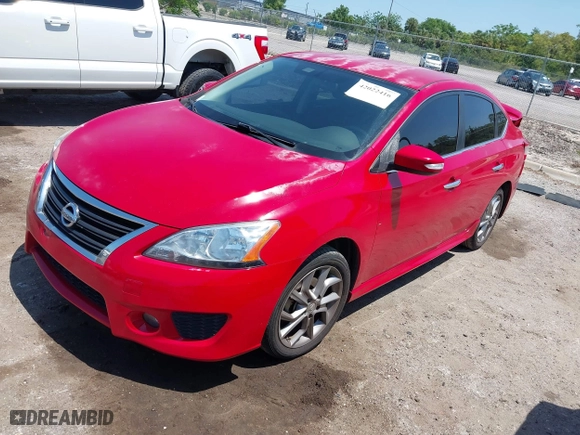 2015 Nissan Sentra S with VIN 3N1AB7AP0FY293287, listed as a IAAI auction lot 42022416 with 122,695 mi miles. Bid and sale history available at carsss.com. Image 17.