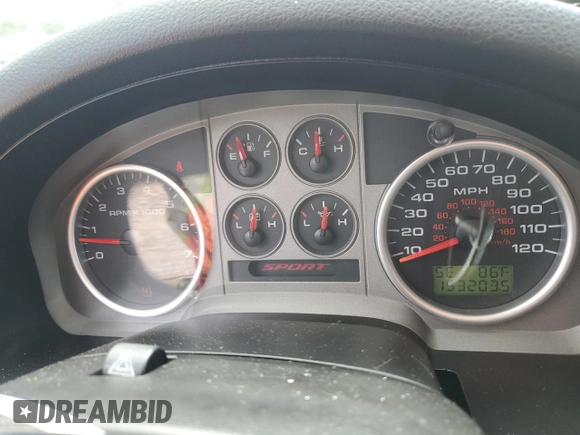 2008 Ford F-150 XL with VIN 1FTRW12WX8KD80753, listed as a Copart auction lot 61119765 with 153,203 mi miles and Salvage title. Bid and sale history available at DreamBid. Image 9.