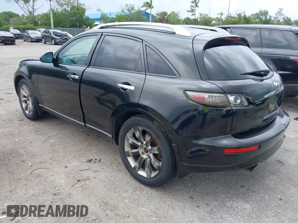 2005 Infiniti FX with VIN JNRAS08U35X106723, listed as a IAAI auction lot 42621543 with 170,558 mi miles and . Bid and sale history available at DreamBid. Image 3.
