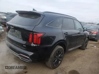 2023 Kia Sorento X-Line SX Prestige with VIN 5XYRKDLF0PG238055, listed as a Copart auction lot 44607075 with 8,206 mi miles and Salvage Title. Bid and sale history available at carsss.com. Image 3.