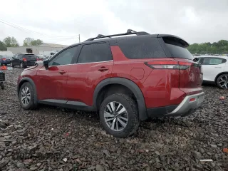 2024 Nissan Pathfinder SL with VIN 5N1DR3CC2RC201114, listed as a Copart auction lot 56775315 with 29,705 mi miles and Salvage title. Bid and sale history available at DreamBid. Image 2.