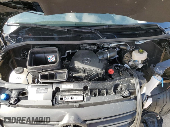 2024 Mercedes-Benz Sprinter with VIN W1Z4NFHY1RP657272, listed as a Copart auction lot 60140344 with Not Provided miles and Salvage Title. Bid and sale history available at DreamBid. Image 12.