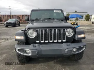 2018 Jeep Wrangler Unlimited Sahara z VIN 1C4HJXEN0JW331477, wystawiony jako Copart lot #49520785 z przebiegiem 98 413 mil mil oraz Szkoda całkowita • Salvage title. Historia ofert i sprzedaży dostępna na DreamBid. Obrazek 5.