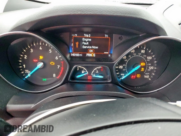 2018 Ford Escape Titanium with VIN 1FMCU9J98JUB31234, listed as a Copart auction lot 58817705 with 140,183 mi miles and Salvage title. Bid and sale history available at DreamBid. Image 9.