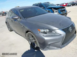 2015 Lexus IS 350 with VIN JTHBE1D21F5019906, listed as a IAAI auction lot 41484147 with 84,249 mi miles. Bid and sale history available at carsss.com. Image 1.