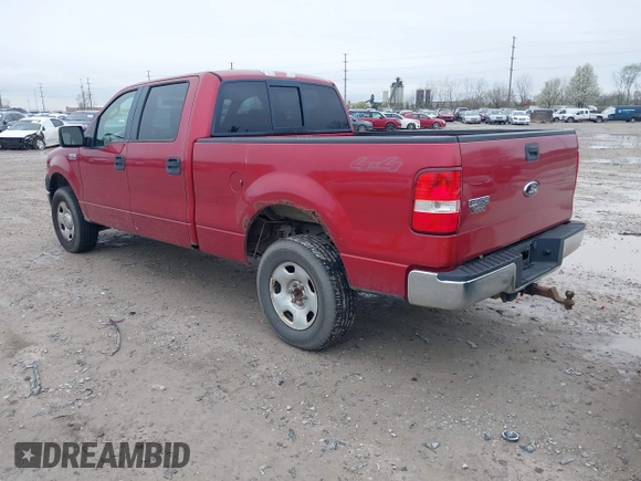 2008 Ford F-150 XL with VIN 1FTRW14WX8FB48756, listed as a IAAI auction lot 41969810 with 155,370 mi miles. Bid and sale history available at carsss.com. Image 3.
