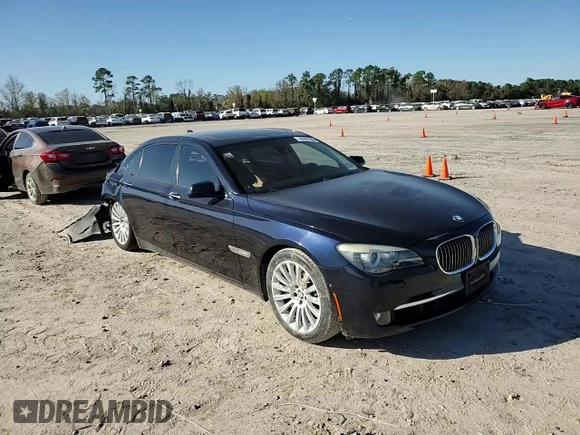 2010 BMW 7 Series 750Li with VIN WBAKB8C58ACY63182, listed as a Copart auction lot 87037964 with 83,484 mi miles and Salvage title. Bid and sale history available at DreamBid. Image 11.