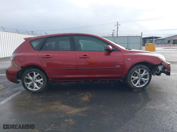 2009 Mazda Mazda3 s Touring with VIN JM1BK343491204607, listed as a IAAI auction lot 41488515 with 117,634 mi miles. Bid and sale history available at carsss.com. Image 13.