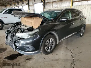 2015 Nissan Murano S with VIN 5N1AZ2MH2FN211701, listed as a Copart auction lot 51346905 with 115,613 mi miles and Salvage Title. Bid and sale history available at carsss.com. Image 1.