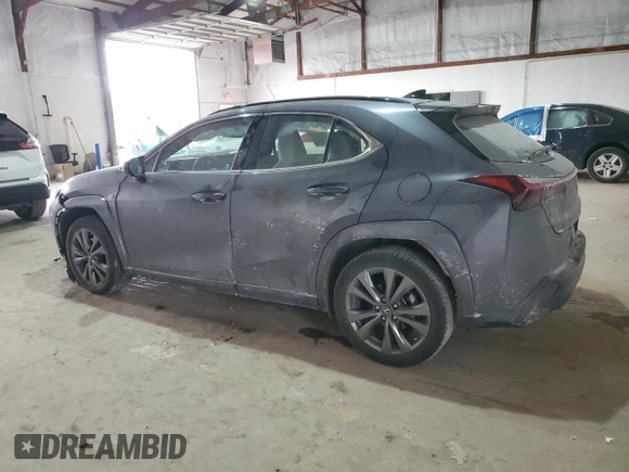 2023 Lexus UX 250h F Sport with VIN JTHB9JBH2P2066473, listed as a Copart auction lot 55363575 with 13,361 mi miles and Salvage Title. Bid and sale history available at DreamBid. Image 2.