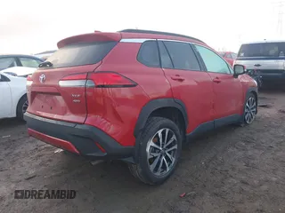 2023 Toyota Corolla Cross XLE with VIN 7MUDAABG0PV075695, listed as a IAAI auction lot 41170086 with 5,789 mi miles and . Bid and sale history available at DreamBid. Image 4.