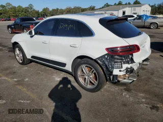 2015 Porsche Macan S with VIN WP1AB2A5XFLB66892, listed as a Copart auction lot 75057063 with Not Provided miles and Salvage Title. Bid and sale history available at carsss.com. Image 2.