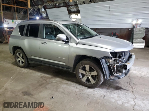 2017 Jeep Compass High Altitude with VIN 1C4NJDEB3HD107441, listed as a Copart auction lot 64303825 with 76,422 mi miles and Salvage title. Bid and sale history available at DreamBid. Image 4.