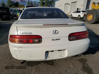 1992 Lexus SC with VIN JT8UZ30C0N0001321, listed as a Copart auction lot 42891214 with 186,270 mi miles and Salvage Title. Bid and sale history available at carsss.com. Image 6.