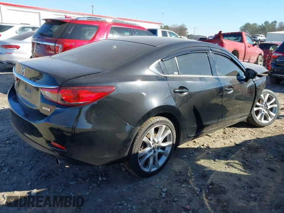 2017 Mazda Mazda6 Touring with VIN JM1GL1V52H1123952, listed as a IAAI auction lot 41453455 with 168,332 mi miles. Bid and sale history available at carsss.com. Image 4.
