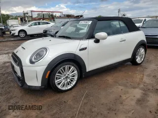 2024 MINI Convertible Cooper S with VIN WMW43DL02R3S01743, listed as a Copart auction lot 70023744 with 6,847 mi miles and Salvage Title. Bid and sale history available at carsss.com. Image 1.