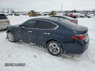 2019 Infiniti Q70 Luxe with VIN JN1BY1AR1KM586002, listed as a Copart auction lot 46111645 with 68,244 mi miles and Salvage title. Bid and sale history available at DreamBid. Image 2.