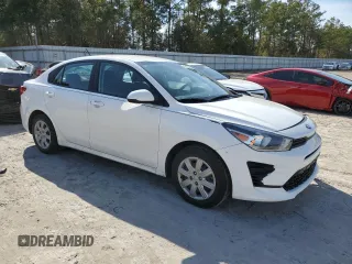 2021 Kia Rio LX with VIN 3KPA24AD7ME421086, listed as a Copart auction lot 43336485 with 58,620 mi miles and Salvage Title. Bid and sale history available at carsss.com. Image 4.