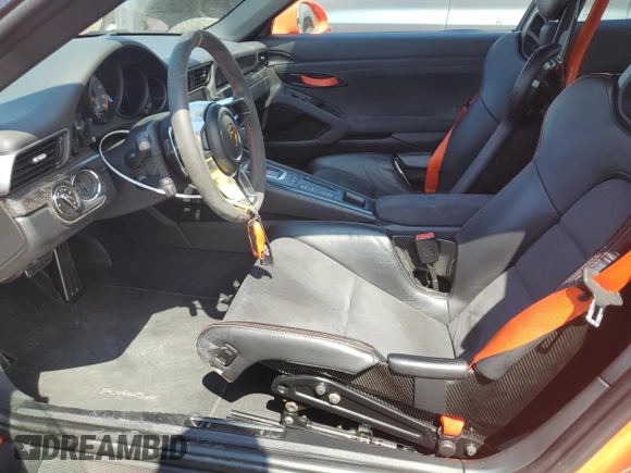 2016 Porsche 911 GT3 RS with VIN WP0AF2A94GS187186, listed as a Copart auction lot 72001384 with 32,531 mi miles and Salvage Title. Bid and sale history available at carsss.com. Image 7.