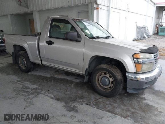 2007 GMC Canyon SL with VIN 1GTCS149678137168, listed as a IAAI auction lot 41654857 with 186,674 mi miles. Bid and sale history available at carsss.com. Image 1.