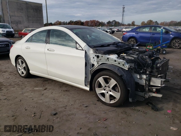 2015 Mercedes-Benz CLA 250 with VIN WDDSJ4GB4FN179035, listed as a Copart auction lot 76642473 with 108,254 mi miles and . Bid and sale history available at DreamBid. Image 4.