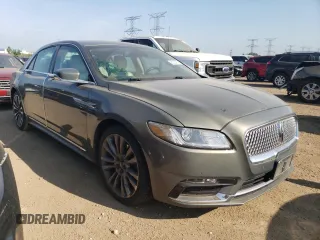 2017 Lincoln Continental Select with VIN 1LN6L9TP6H5628976, listed as a Copart auction lot 60653875 with 177,580 mi miles and Salvage title. Bid and sale history available at DreamBid. Image 4.