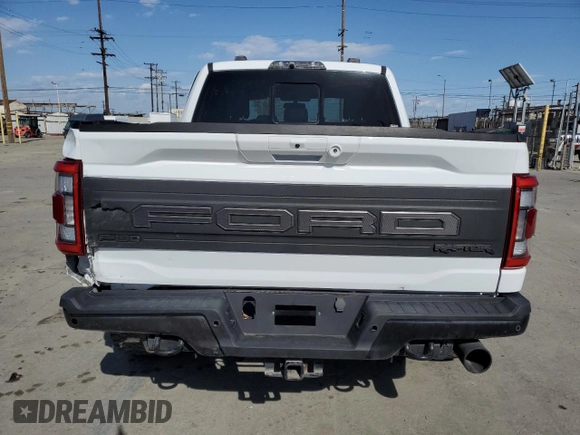 2024 Ford F-150 Raptor with VIN 1FTFW1RG1RFA22551, listed as a Copart auction lot 51982195 with 5,473 mi miles and Salvage Title. Bid and sale history available at DreamBid. Image 6.