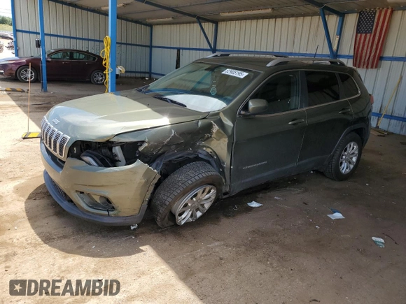 2019 Jeep Cherokee Latitude with VIN 1C4PJLCB9KD240900, listed as a Copart auction lot 62905195 with 100,225 mi miles and Salvage title. Bid and sale history available at DreamBid. Image 1.