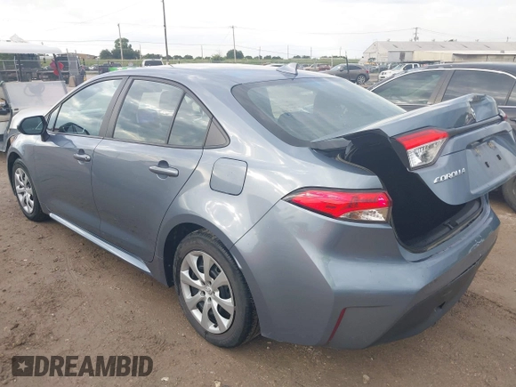 2024 Toyota Corolla LE with VIN 5YFB4MDE1RP099568, listed as a IAAI auction lot 42171625 with 43,013 mi miles and . Bid and sale history available at carsss.com. Image 3.