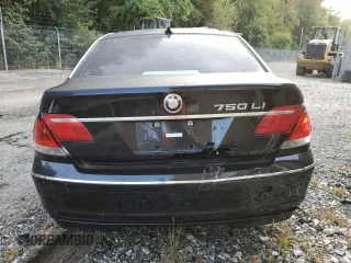 2006 BMW 7 Series 750Li with VIN WBAHN83596DT25366, listed as a Copart auction lot 71251924 with Not Provided miles and Salvage Title. Bid and sale history available at carsss.com. Image 6.