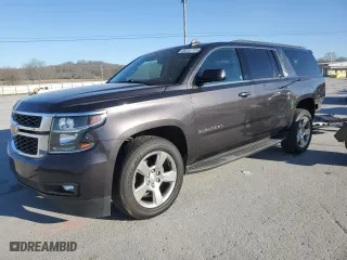 2017 Chevrolet Suburban LT with VIN 1GNSCHKCXHR333097, listed as a Copart auction lot 48255185 with 120,590 mi miles and Salvage Title. Bid and sale history available at carsss.com. Image 1.