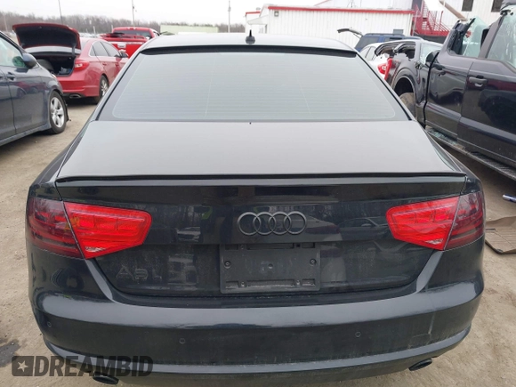 2013 Audi A8 L 3.0L with VIN WAURGAFD4DN013035, listed as a IAAI auction lot 41591570 with 152,859 mi miles. Bid and sale history available at carsss.com. Image 16.