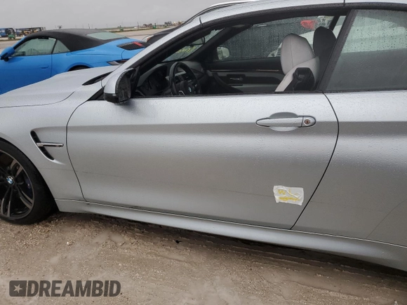 2016 BMW M4 with VIN WBS3U9C55GP969574, listed as a Copart auction lot 50695805 with 0 mi miles and Non Repairable. Bid and sale history available at carsss.com. Image 12.