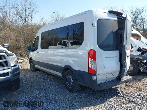 2022 Ford Transit Passenger XL with VIN 1FBAX2C82NKA59550, listed as a IAAI auction lot 41753792 with 46,019 mi miles and . Bid and sale history available at DreamBid. Image 3.