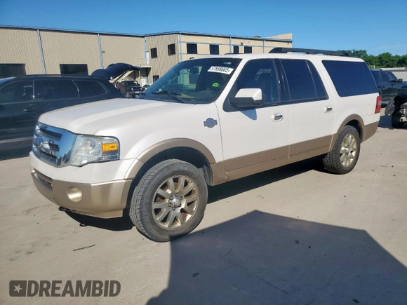 2012 Ford Expedition Max King Ranch z VIN 1FMJK1J54CEF15021, wystawiony jako Copart lot #57899665 z przebiegiem 211 925 mil mil oraz Czysty tytuł • Clean title. Historia ofert i sprzedaży dostępna na DreamBid. Obrazek 1.