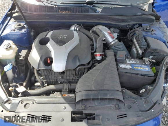 2013 Kia Optima SX with VIN 5XXGR4A65DG153959, listed as a Copart auction lot 52216175 with 112,332 mi miles and Salvage Title. Bid and sale history available at carsss.com. Image 12.