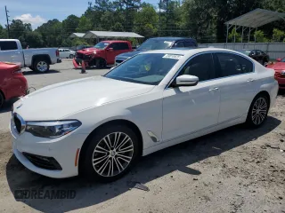 2018 BMW 5 Series 530i z VIN WBAJA5C58JG899573, wystawiony jako Copart lot #59010625 z przebiegiem 59 459 mil mil oraz Szkoda całkowita • Salvage title. Historia ofert i sprzedaży dostępna na DreamBid. Obrazek 1.
