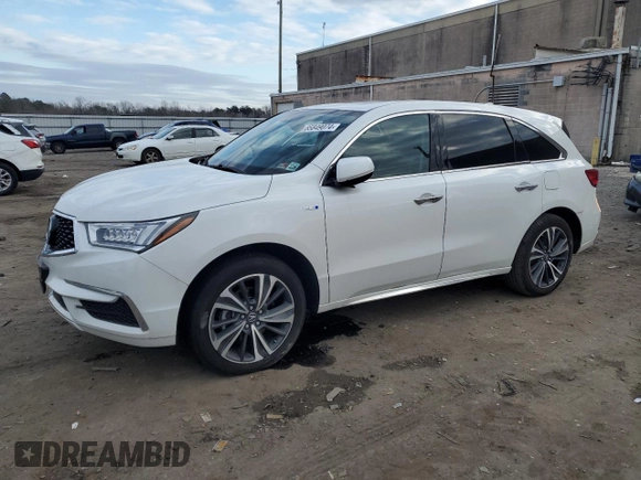 2020 Acura MDX Sport Hybrid w/Technology Pkg with VIN 5J8YD7H59LL001930, listed as a Copart auction lot 85849074 with 0 mi miles and Salvage Title. Bid and sale history available at carsss.com. Image 1.