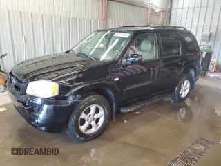 2005 Mazda Tribute S with VIN 4F2CZ06175KM24743, listed as a Copart auction lot 52815395 with 197,148 mi miles and Salvage Title. Bid and sale history available at carsss.com. Image 1.