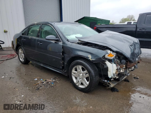 2015 Chevrolet Impala LT with VIN 2G1WB5E35F1147621, listed as a Copart auction lot 55952765 with 130,212 mi miles and Salvage title. Bid and sale history available at DreamBid. Image 4.