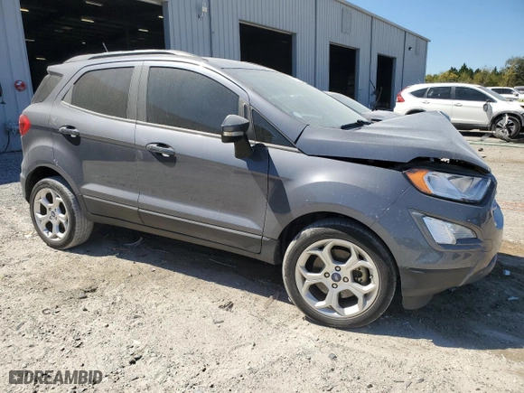 2021 Ford EcoSport SE with VIN MAJ3S2GE3MC449705, listed as a Copart auction lot 49890435 with 53,463 mi miles and Salvage Title. Bid and sale history available at carsss.com. Image 4.