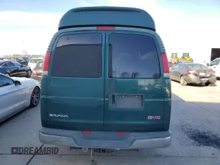 1998 GMC Savana Cargo Van YF7 with VIN 1GDFG15R9W1059226, listed as a Copart auction lot 44431965 with 0 mi miles and Salvage Title. Bid and sale history available at carsss.com. Image 6.