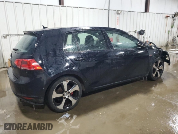 2015 Volkswagen Golf GTI SE with VIN 3VW5T7AU0FM015835, listed as a Copart auction lot 86731164 with 109,894 mi miles and Salvage Title. Bid and sale history available at carsss.com. Image 3.