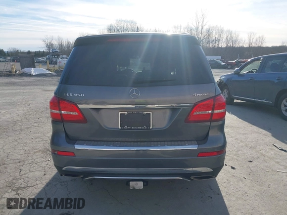 2018 Mercedes-Benz GLS with VIN 4JGDF6EE7JB098694, listed as a IAAI auction lot 41294697 with 104,807 mi miles. Bid and sale history available at carsss.com. Image 16.
