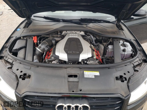 2017 Audi A8 with VIN WAU44AFD7HN010560, listed as a Copart auction lot 60020315 with 86,260 mi miles and Salvage title. Bid and sale history available at DreamBid. Image 11.