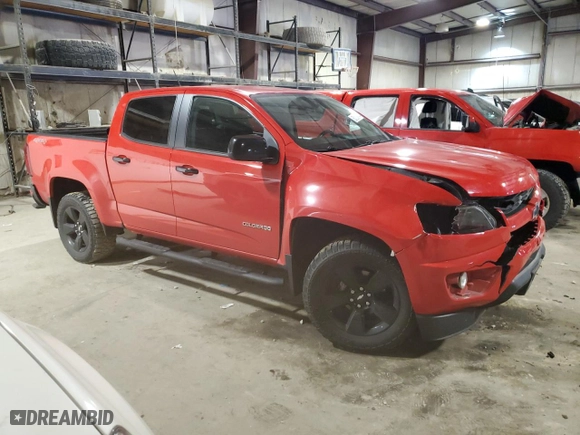 2018 Chevrolet Colorado 4WD LT with VIN 1GCGTCEN8J1225029, listed as a Copart auction lot 85121074 with 76,843 mi miles and Salvage Title. Bid and sale history available at carsss.com. Image 4.