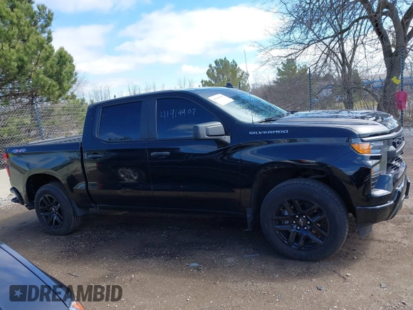 2022 Chevrolet Silverado 1500 Custom with VIN 1GCPDBEK1NZ621341, listed as a IAAI auction lot 41919907 with 60,066 mi miles. Bid and sale history available at carsss.com. Image 13.