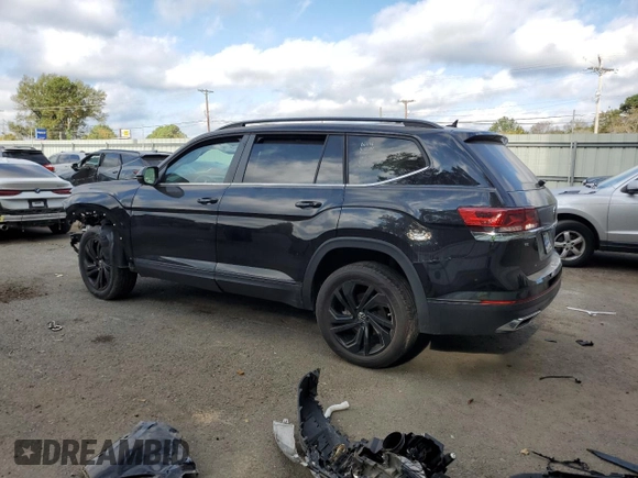 2022 Volkswagen Atlas SE with VIN 1V2JP2CA8NC541186, listed as a Copart auction lot 78072594 with 19,287 mi miles and Salvage title. Bid and sale history available at DreamBid. Image 2.