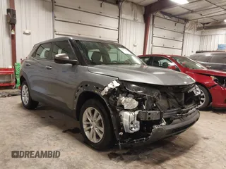2021 Chevrolet TrailBlazer LS with VIN KL79MNSL0MB022121, listed as a IAAI auction lot 41417013 with 52,156 mi miles. Bid and sale history available at carsss.com. Image 1.